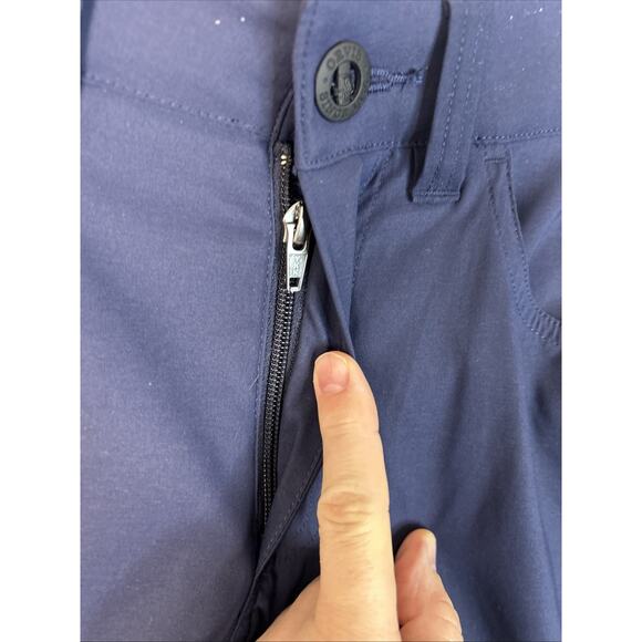 Orvis Mens Water Repellent Outdoor Pants Size 30 Blue Two Way Stretch Breathable - Picture 5 of 12